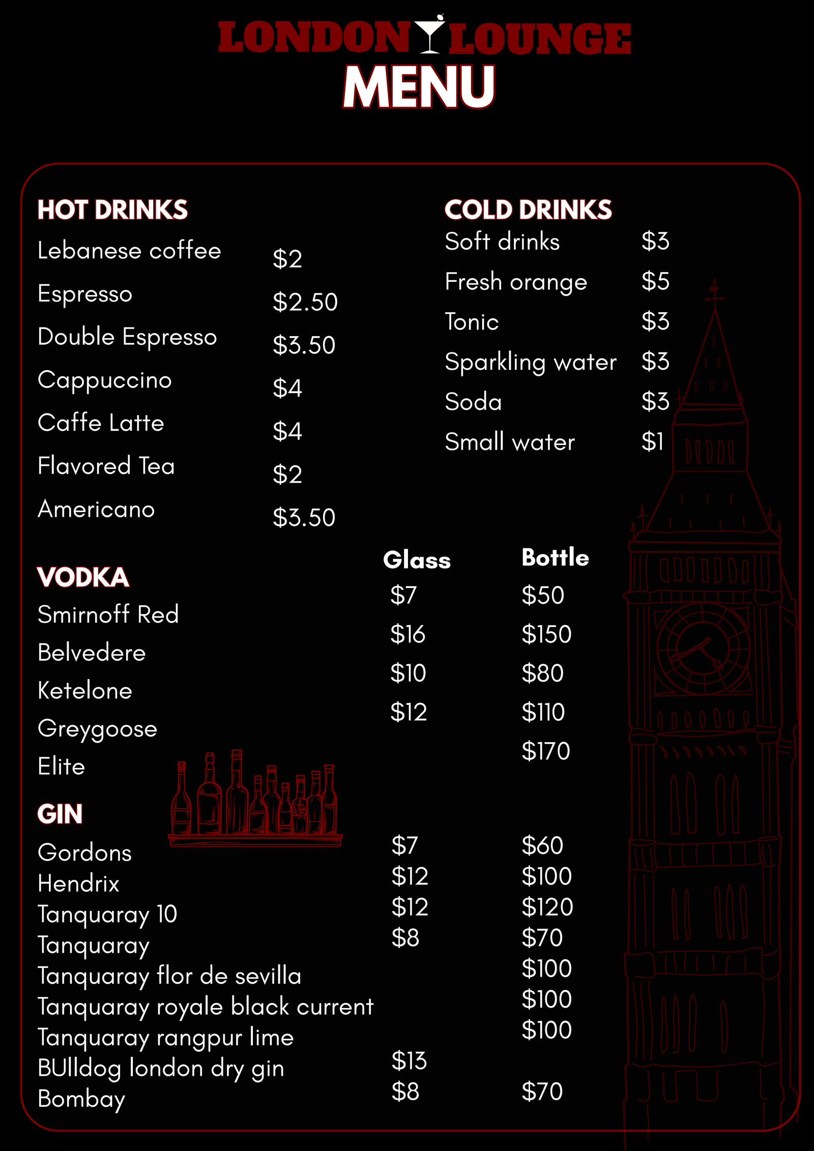 LONDON LOUNGE